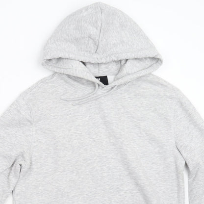 H&M Womens Grey   Pullover Hoodie Size S