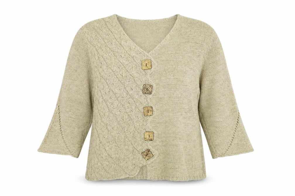 Womens UK Size XL First Avenue Beige Pullover Jumper