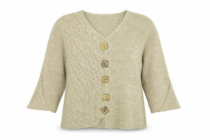 Womens UK Size XL First Avenue Beige Pullover Jumper
