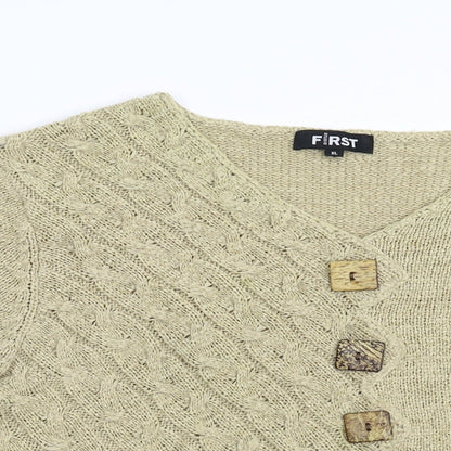 Womens UK Size XL First Avenue Beige Pullover Jumper