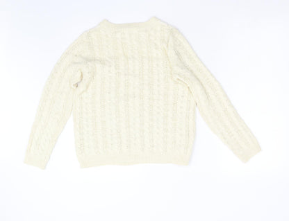 Womens UK Size S Matalan Beige Pullover Jumper