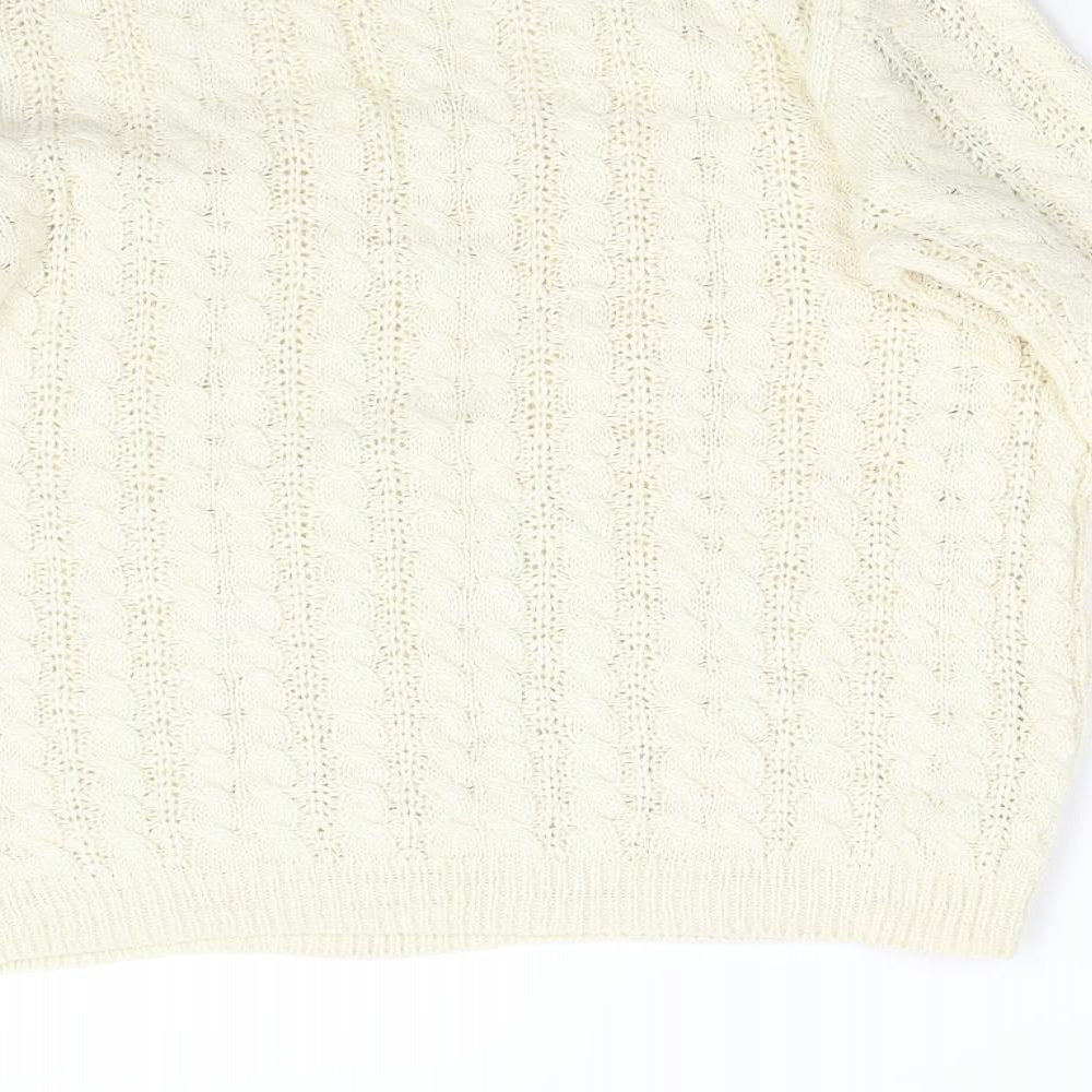 Womens UK Size S Matalan Beige Pullover Jumper