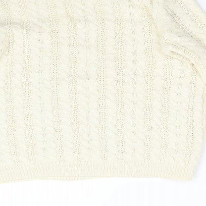 Womens UK Size S Matalan Beige Pullover Jumper