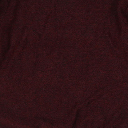 Topman Mens Red  Knit Pullover Jumper Size S