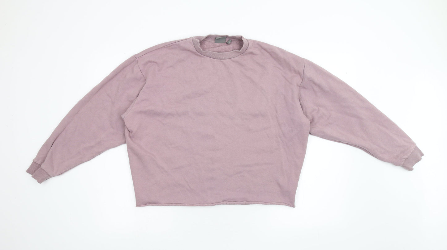 Womens UK Size XS ASOS Pink Pullover Sweatshirt