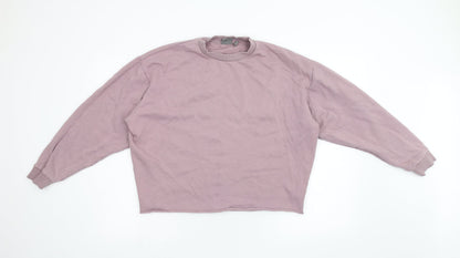Womens UK Size XS ASOS Pink Pullover Sweatshirt