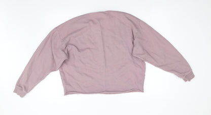Womens UK Size XS ASOS Pink Pullover Sweatshirt