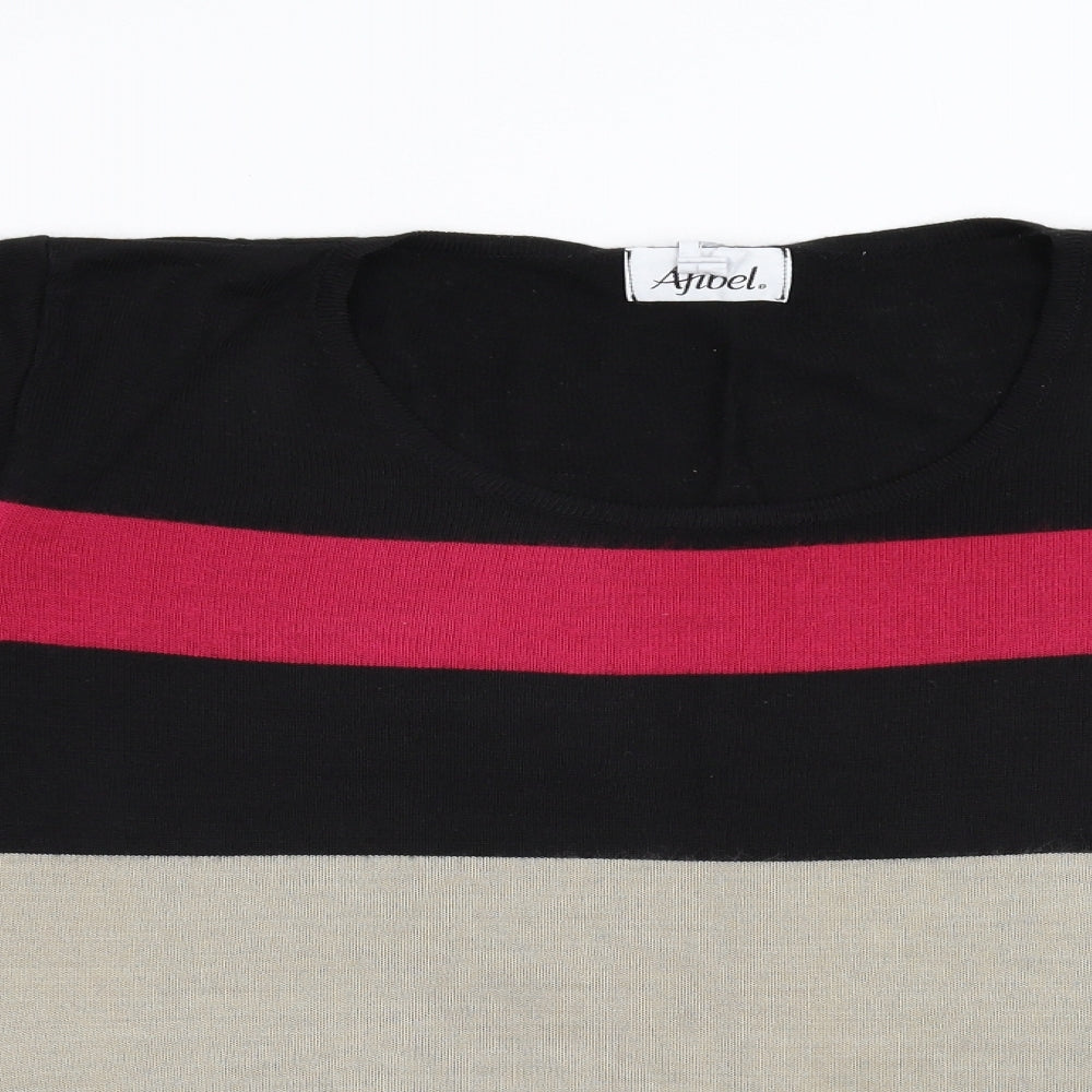 Womens UK Size M Afibel Black Pullover Jumper