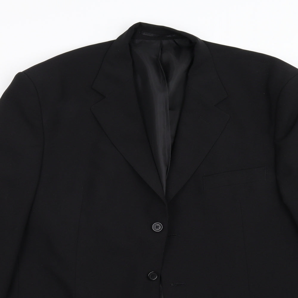 F&F Womens Black   Jacket Suit Jacket Size 42