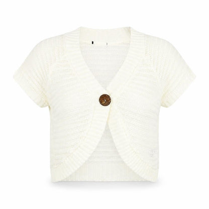 Bonmarché Womens Ivory Cardigan Jumper Size M