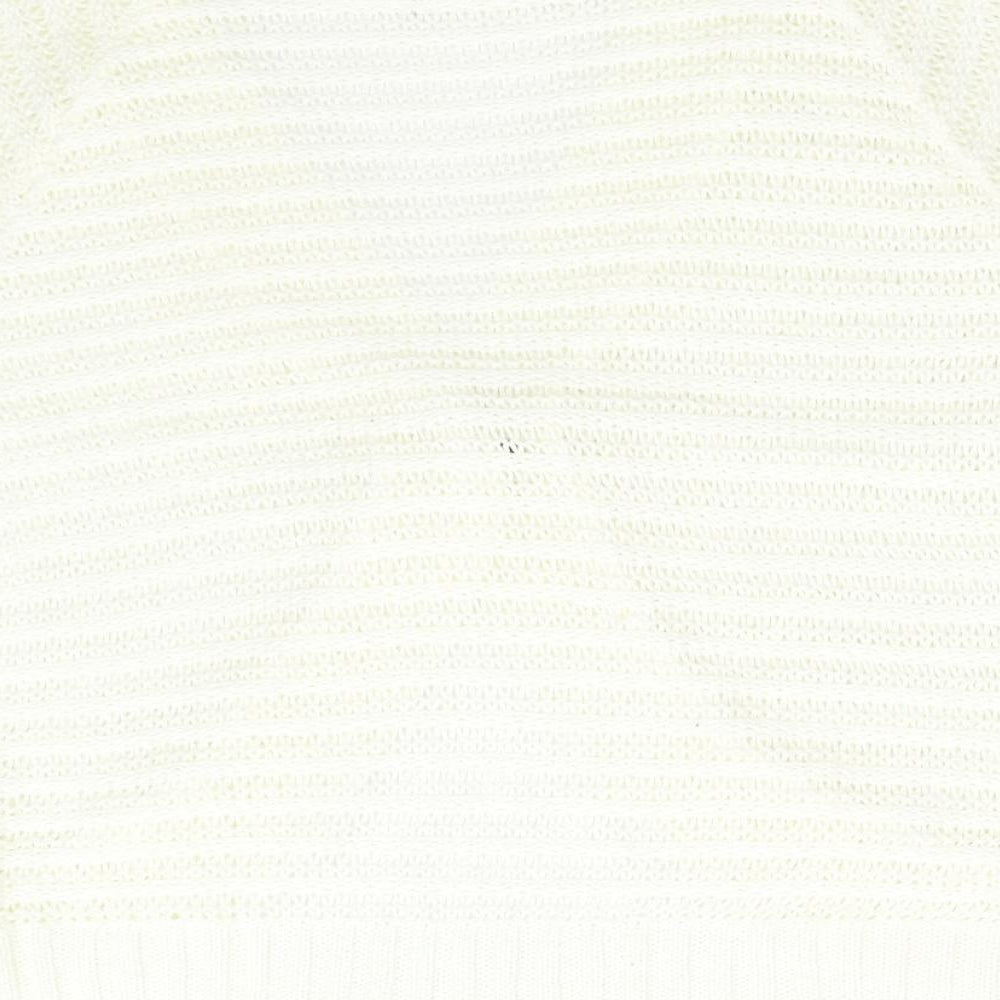 Womens UK Size M BM Ivory Cardigan Jumper
