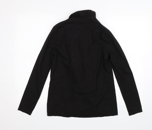 Womens UK Size 8 PRETTYLITTLETHING Black Jacket
