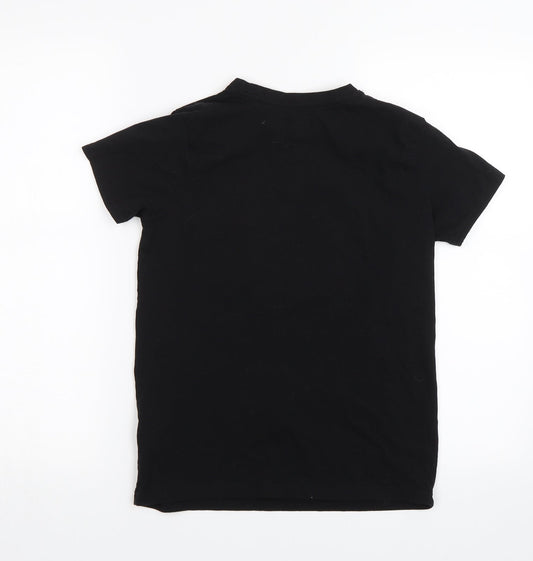 Primark Boys Black   Basic T-Shirt Size 10-11 Years  - Legend