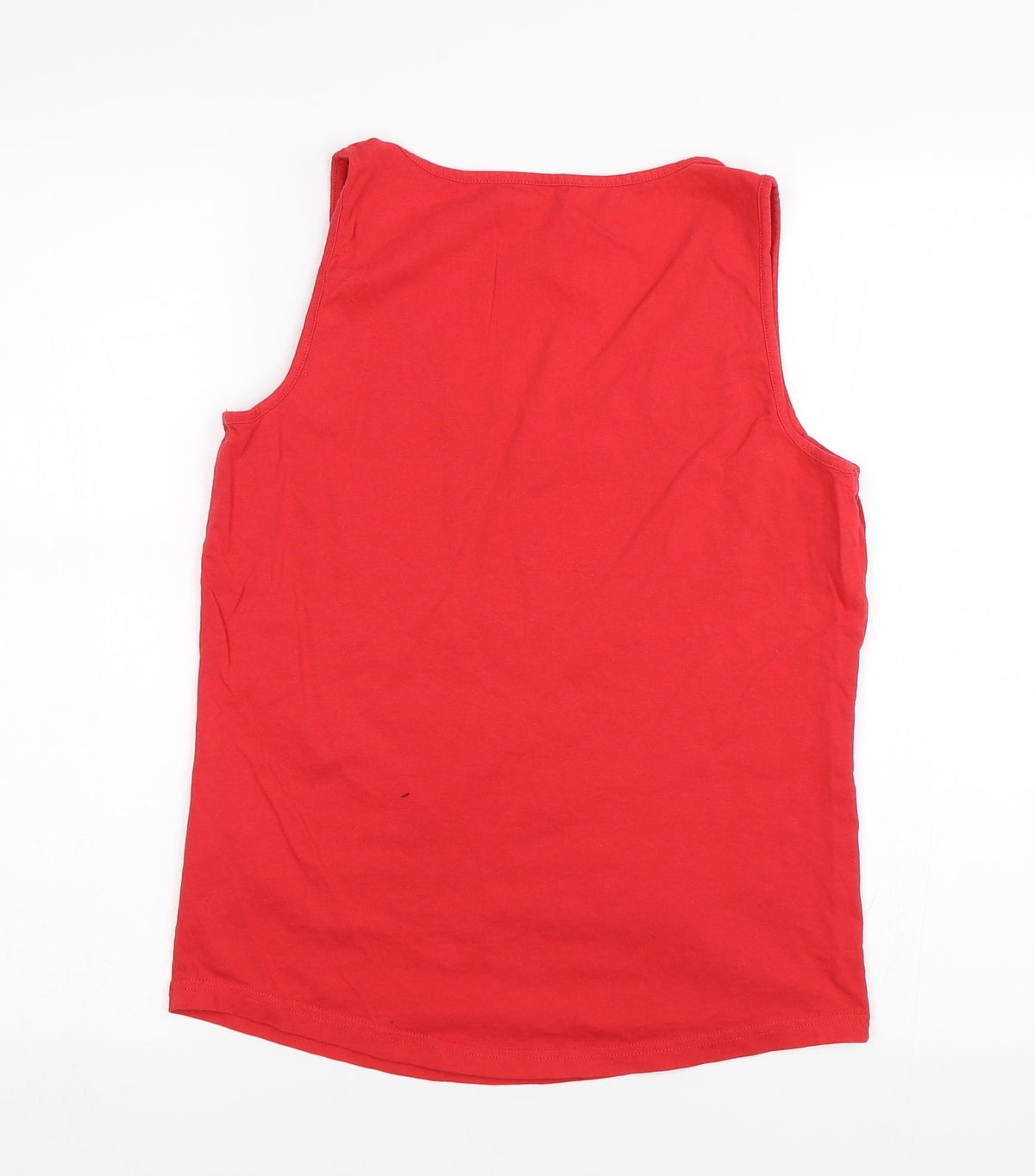 George Womens Red Solid  Top Pyjama Top Size 8  - #squadgoals
