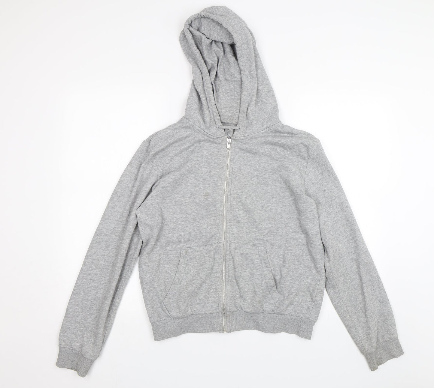 Divided Womens Grey   Full Zip Hoodie Size S