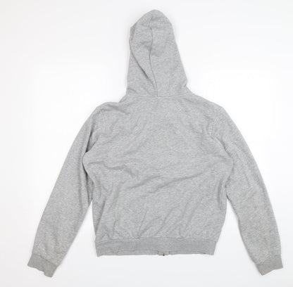 Divided Womens Grey   Full Zip Hoodie Size S
