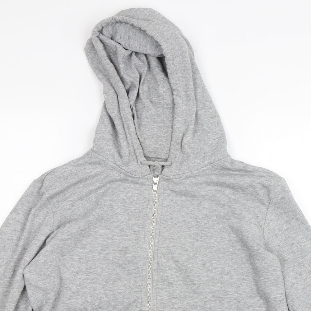 Divided Womens Grey   Full Zip Hoodie Size S