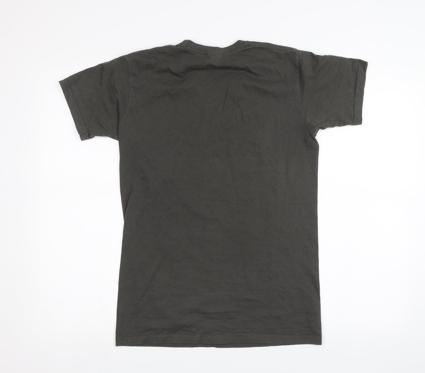 Mens UK Size S Fruit of the Loom Grey  T-Shirt