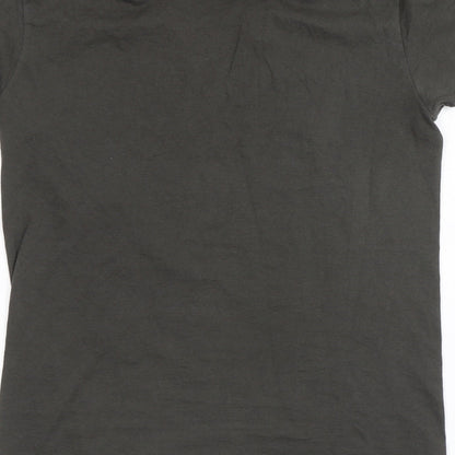 Mens UK Size S Fruit of the Loom Grey  T-Shirt