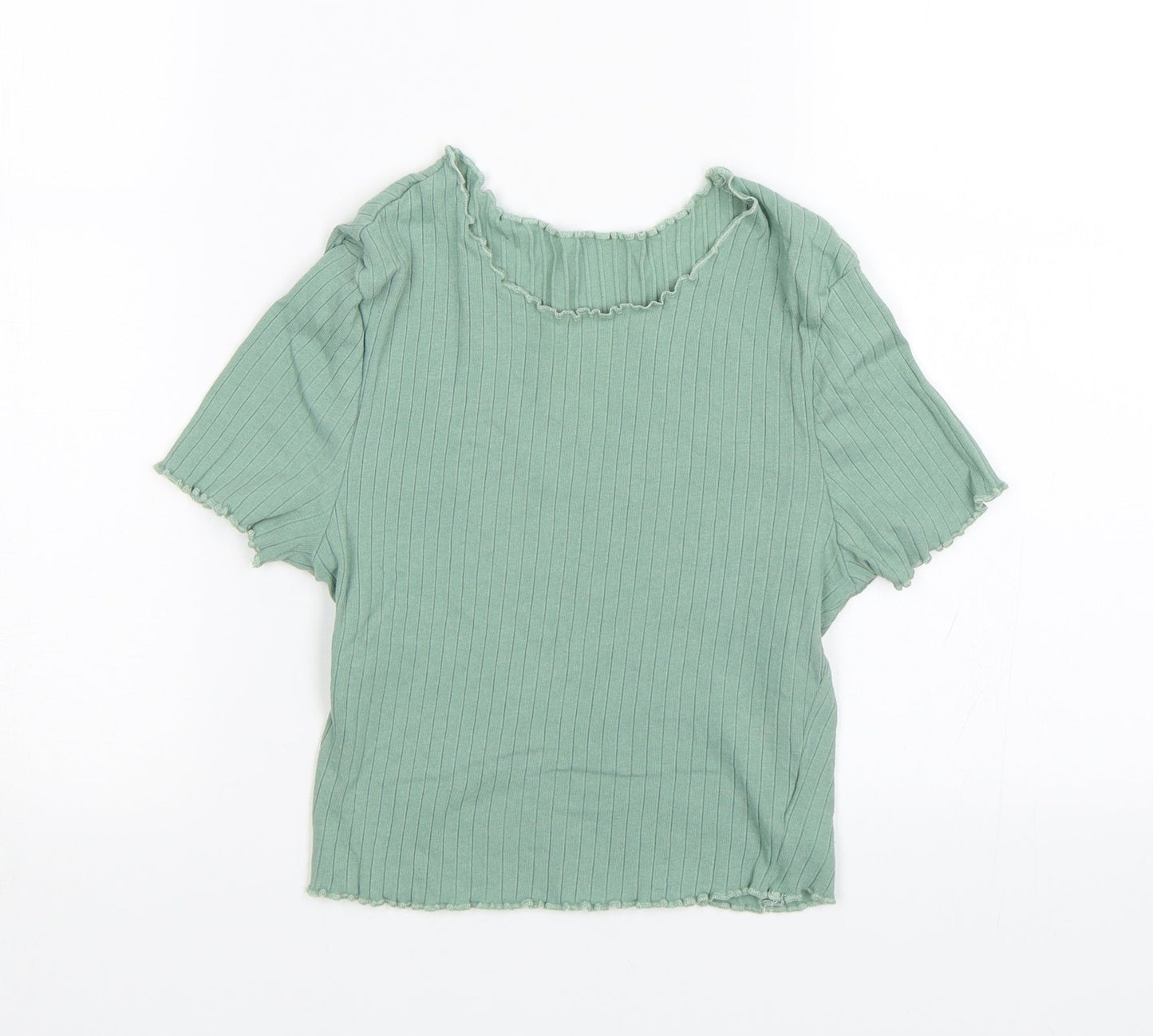 SheIn Womens Green   Basic Blouse Size S