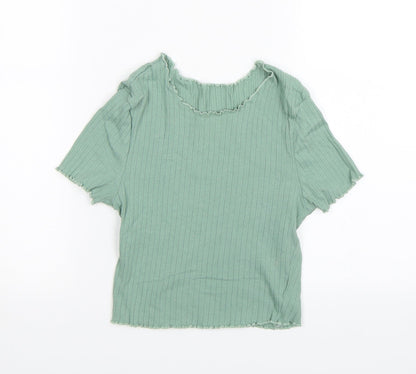 SheIn Womens Green   Basic Blouse Size S
