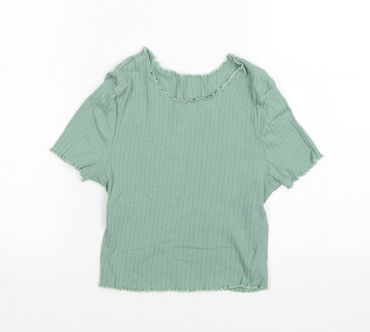 SheIn Womens Green   Basic Blouse Size S