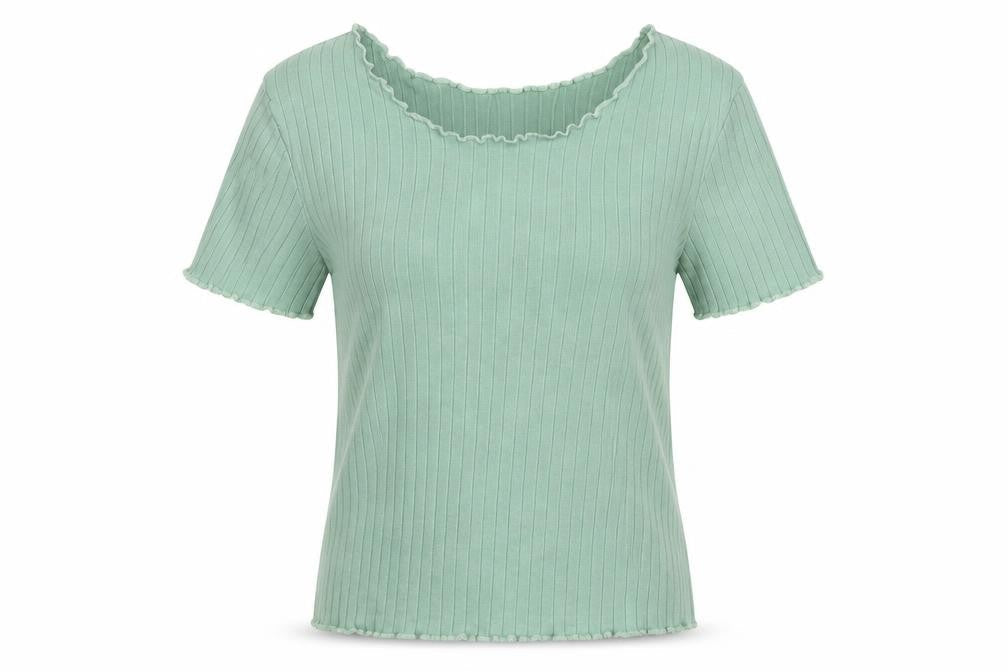 Womens UK Size S SheIn Green Basic Blouse