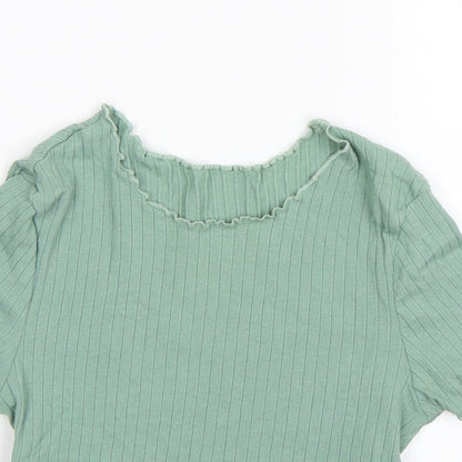 SheIn Womens Green   Basic Blouse Size S