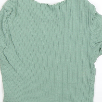 SheIn Womens Green   Basic Blouse Size S