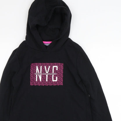 Pepperts! Girls Black   Pullover Hoodie Size 13-14 Years  - NYC