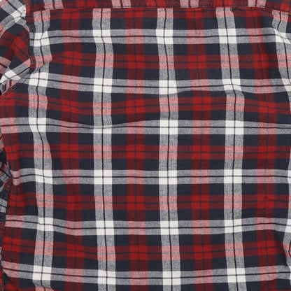 UrbanSpirit Mens Red Plaid   Button-Up Size S