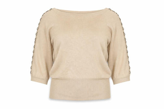 Womens UK Size 14 West one Beige Pullover Jumper