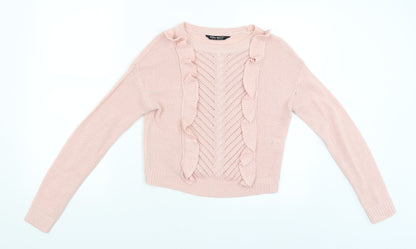 Womens UK Size 6 Select Pink Pullover Jumper
