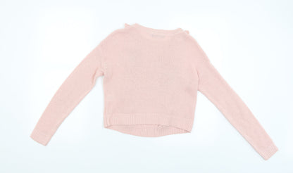 Womens UK Size 6 Select Pink Pullover Jumper