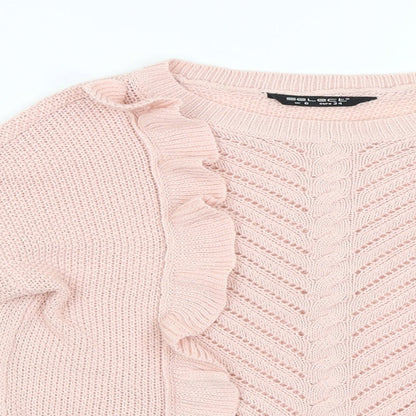 Womens UK Size 6 Select Pink Pullover Jumper