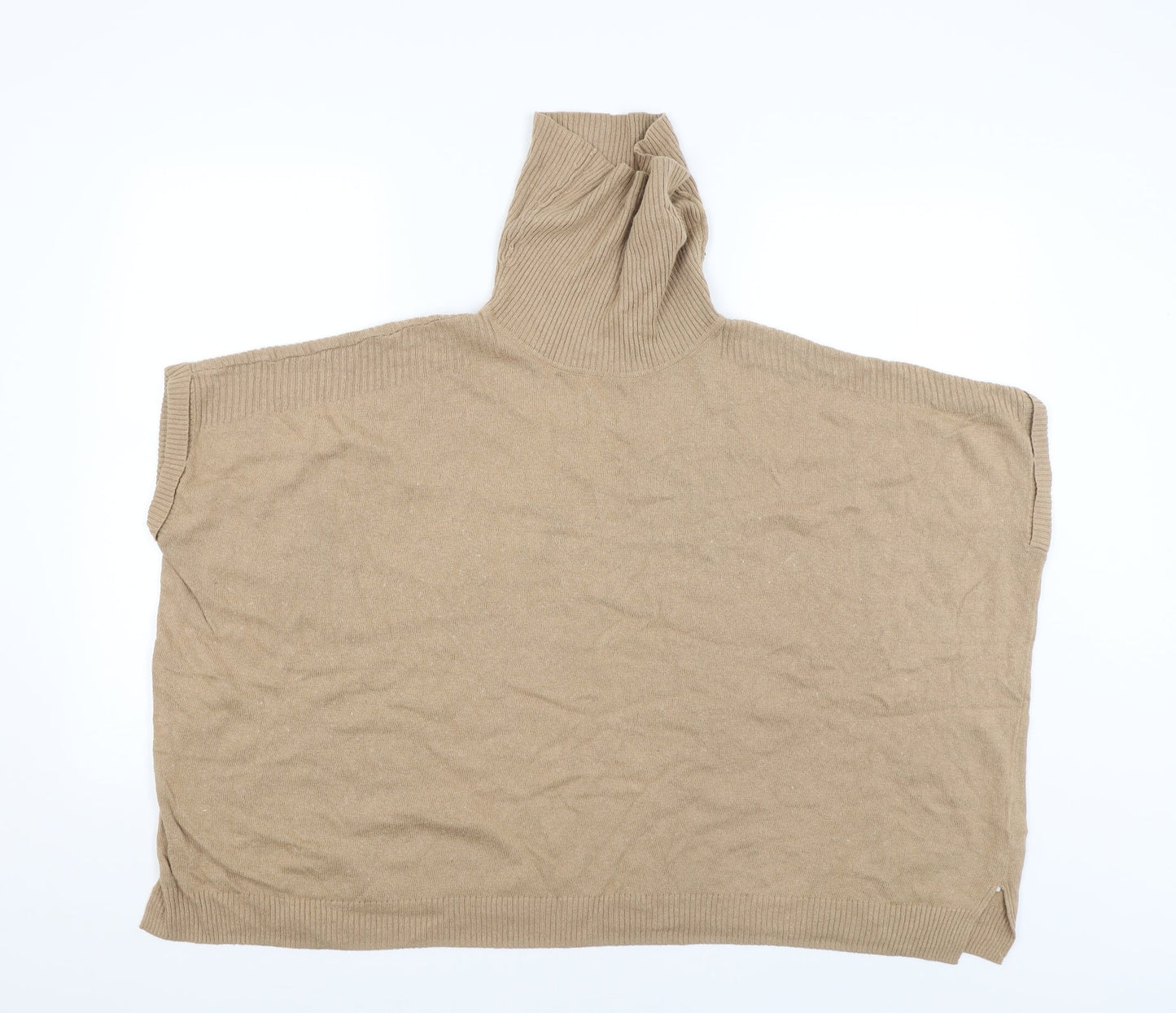 Womens UK Size M New Look Beige Pullover Jumper