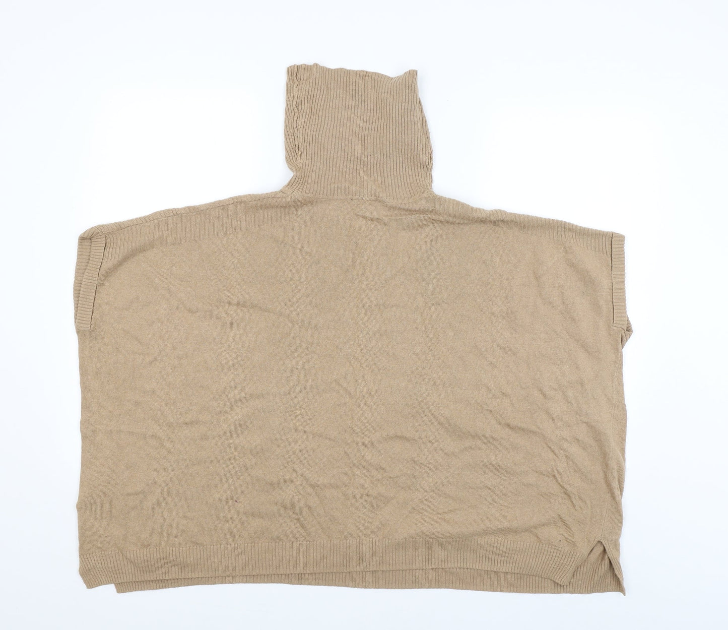 Womens UK Size M New Look Beige Pullover Jumper