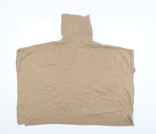 Womens UK Size M New Look Beige Pullover Jumper