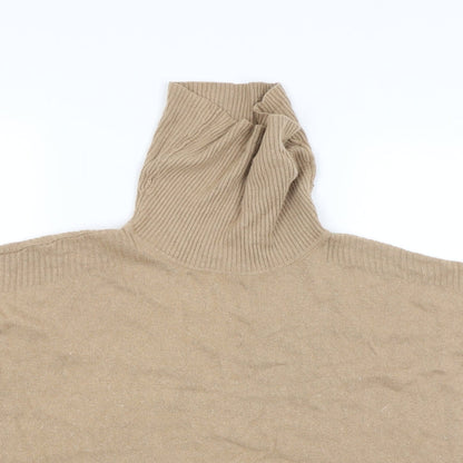 Womens UK Size M New Look Beige Pullover Jumper