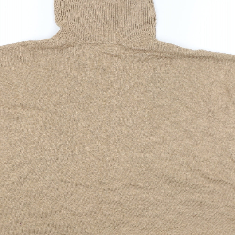 Womens UK Size M New Look Beige Pullover Jumper