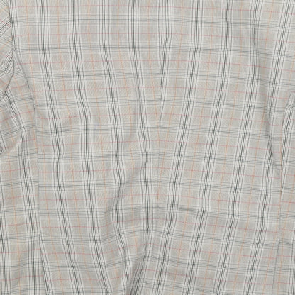 Luigi Spago Womens Beige Check  Jacket Blazer Size M