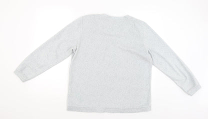 Love To Lounge Womens Grey Solid  Babydoll Pyjama Top Size M  - PENGUINS