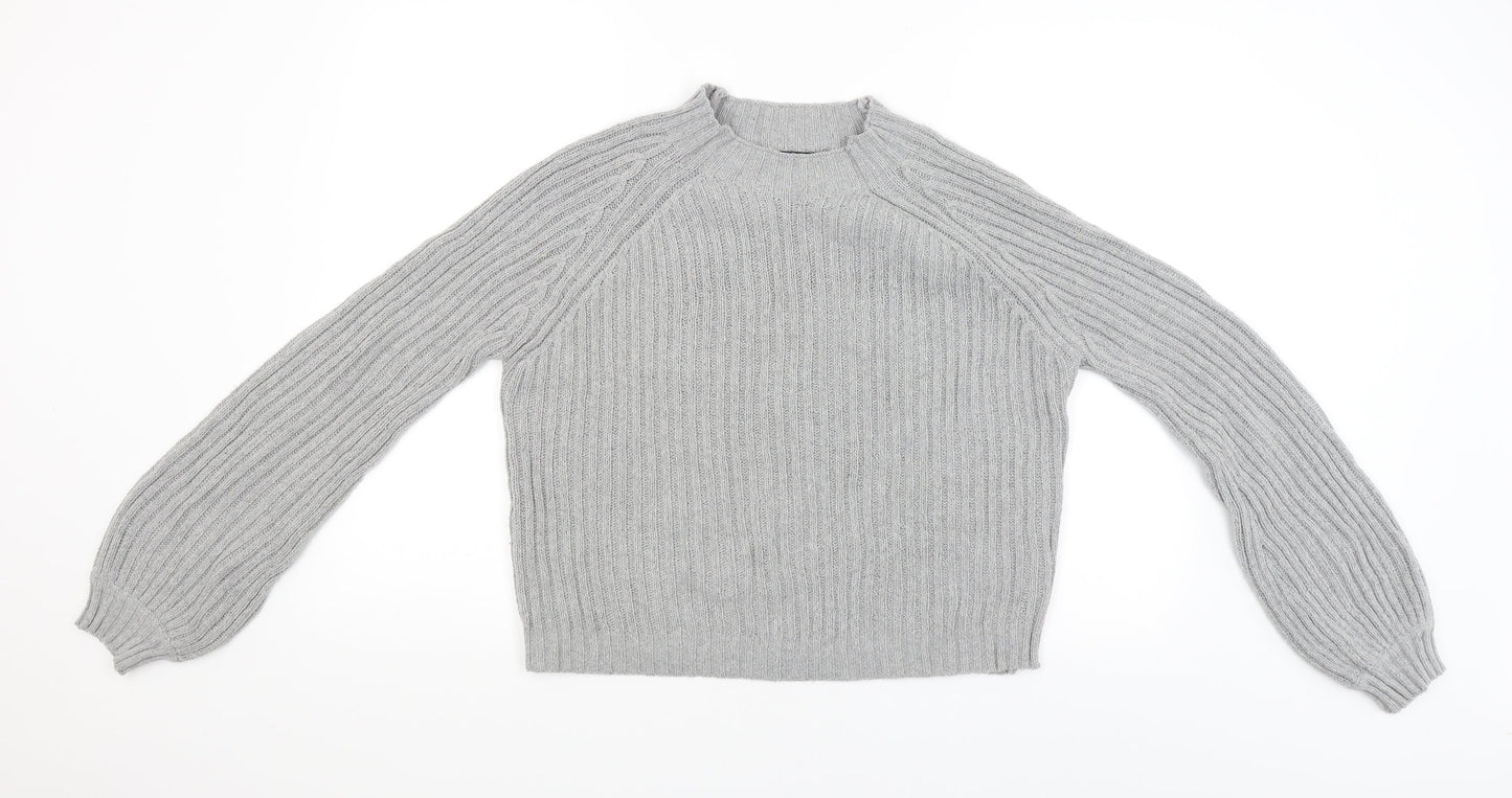 SheIn Womens Grey   Pullover Jumper Size S