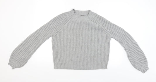 SheIn Womens Grey   Pullover Jumper Size S