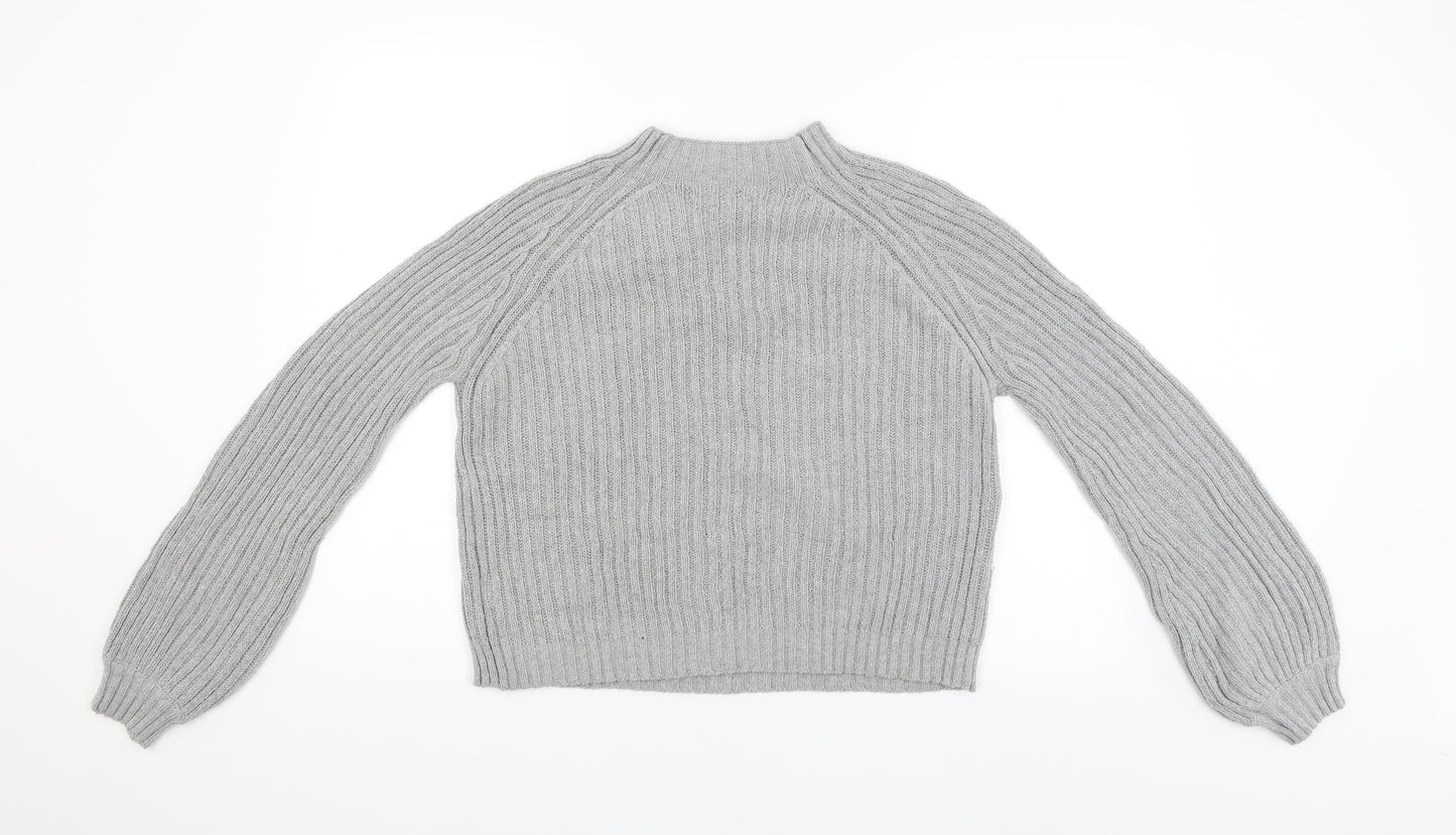 SheIn Womens Grey   Pullover Jumper Size S