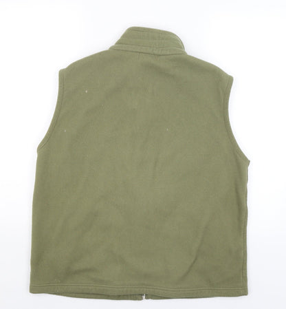 Womens UK Size M Bonmarché Green Full Zip Jumper