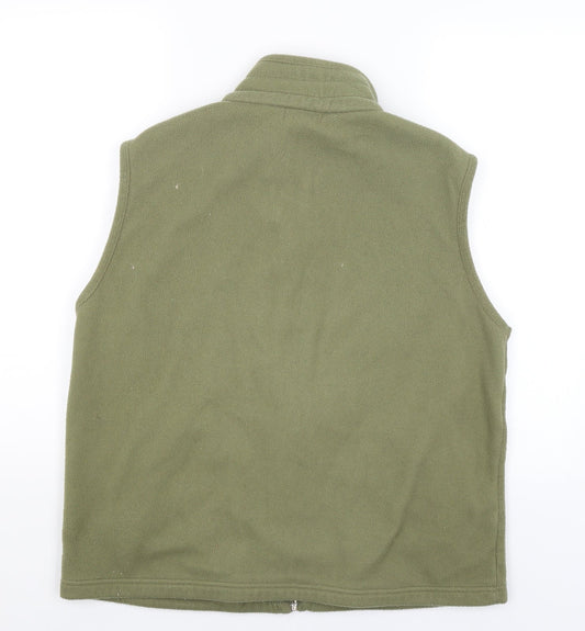 Womens UK Size M Bonmarché Green Full Zip Jumper
