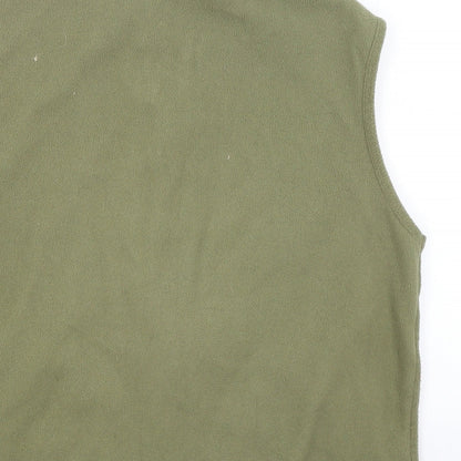 Womens UK Size M Bonmarché Green Full Zip Jumper