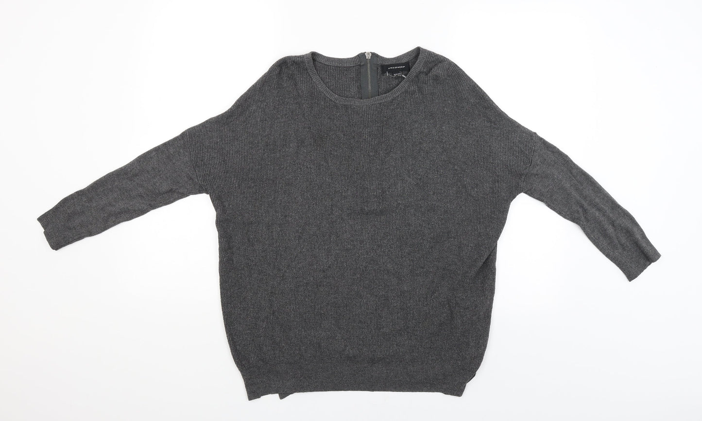 Womens UK Size 10 Atmosphere Grey Pullover Jumper