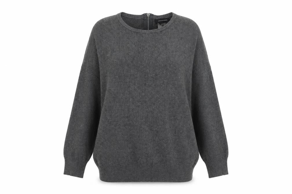 Womens UK Size 10 Atmosphere Grey Pullover Jumper
